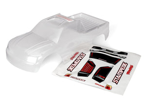 Traxxas body stampede clear decal sht
