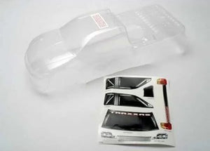Traxxas Body, Revo (clear, requires painting) Window, Grill, Lights, Decals