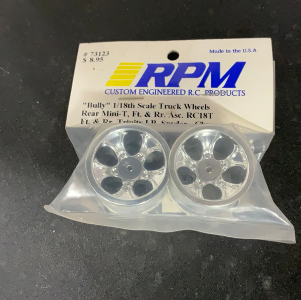 RPM "BULLY" 1/18th Scale Truck Wheels Rear Mini-T(FRONT & REAR)