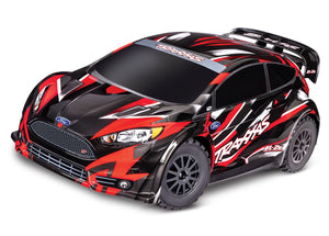 Traxxas-red ford fiesta st rally bl-2s