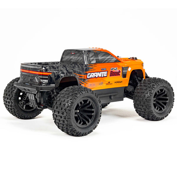 Arrma 1/10 GRANITE 4X2 BOOST MEGA 550 Brushed Monster Truck RTR, Orange
