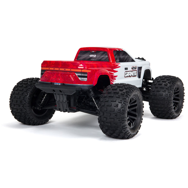 ARA4202V3T2 1/10 GRANITE 4WD V3 MEGA 550 Brushed Monster Truck RTR, Red