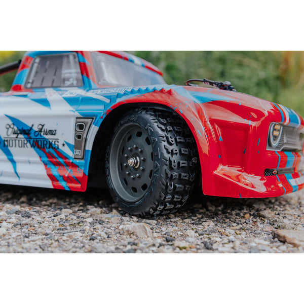Arrma 1/8 INFRACTION 4WD MEGA Resto-Mod Truck RTR, Red/Blue