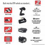 Arrma Big Rock 6S BLX, RTR-White