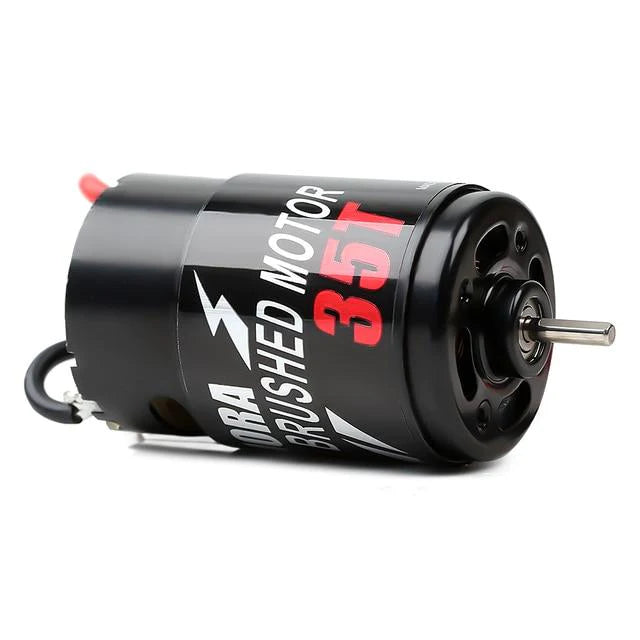 INJORA Moteur Brushed 550 55T Étanche – Pour 1/10 Crawler Axial SCX10, Traxxas TRX4, TRX6, Bateaux