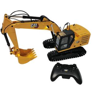 DieCast Masters 1/16 Scale RC Caterpillar 320 Hydraulic Excavator with Grapple and Hammer Attachments, RTR