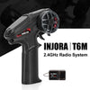 INJORA T6M 2.4GHz Transmitter with 6CH Receiver for 1/24 1/18 RC Cars