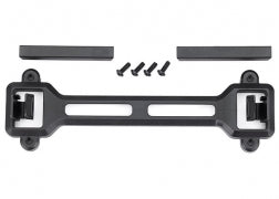 Latch, body mount, rear/ rear latch mount (2)/ 3x8mm BCS (4) (for clipless body mounting)