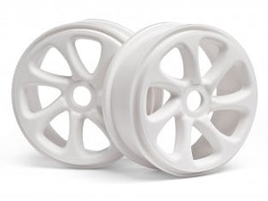 HPI White Turbine Wheels (PR) Pulse 4.6 Buggy RTR