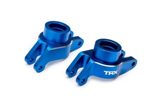 Traxxas Blue Aluminum Stub Axle Carriers (L&R)