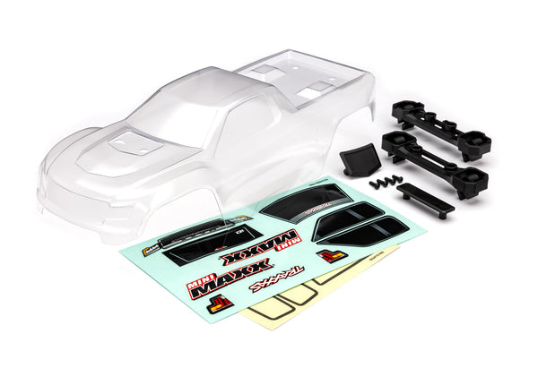 Traxxas Mini Maxx Body Clear/Decals