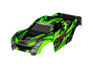 Traxxas  Body, Mini Maxx®, Green (painted, decals applied)