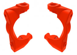Traxxas Mini Maxx Caster blocks (c-hubs), left & right (red)