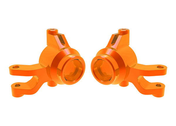 Traxxas Mini Maxx Aluminum Steering Blocks Orange