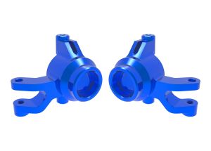 Traxxas Mini Maxx Aluminum Steering Blocks Blue
