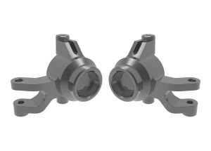 Traxxas Mini Maxx Aluminum Steering Blocks Grey
