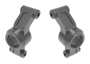 Traxxas Mini Maxx Aluminum Stub Axle Carriers GRAY