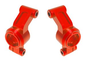 Traxxas Mini Maxx Aluminum Stub Axle Carriers RED