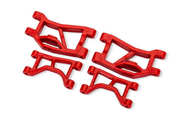 traxxas Red Rear Upper & Lower Suspension Arms (L&R)