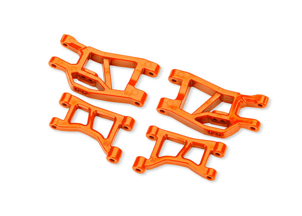 Traxxas Orange Front Upper & Lower Suspension Arms (L&R)