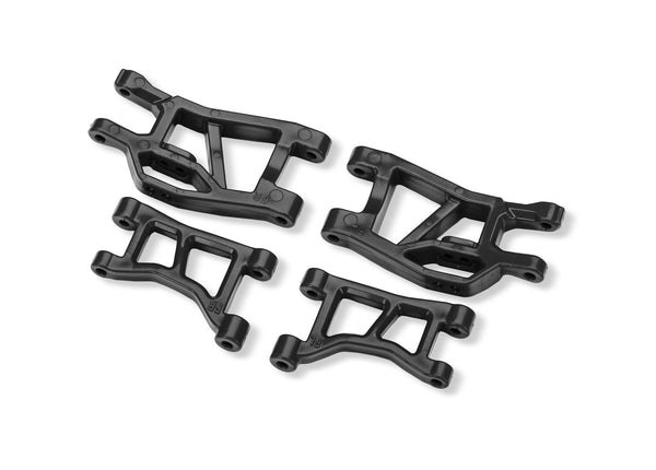 Traxxas Black Front Upper & Lower Suspension Arms (L&R)
