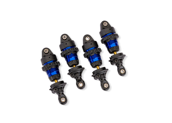 Traxxas Blue Aluminum Mini GTR Short Shocks (4)