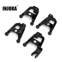 INJORA Black Heavy Duty Metal Front & Rear Shock Towers Mount For Axial SCX10 II