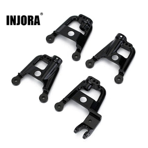 INJORA Black Heavy Duty Metal Front & Rear Shock Towers Mount For Axial SCX10 II