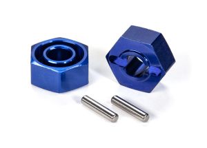Traxxas wheel hub blue lightweight