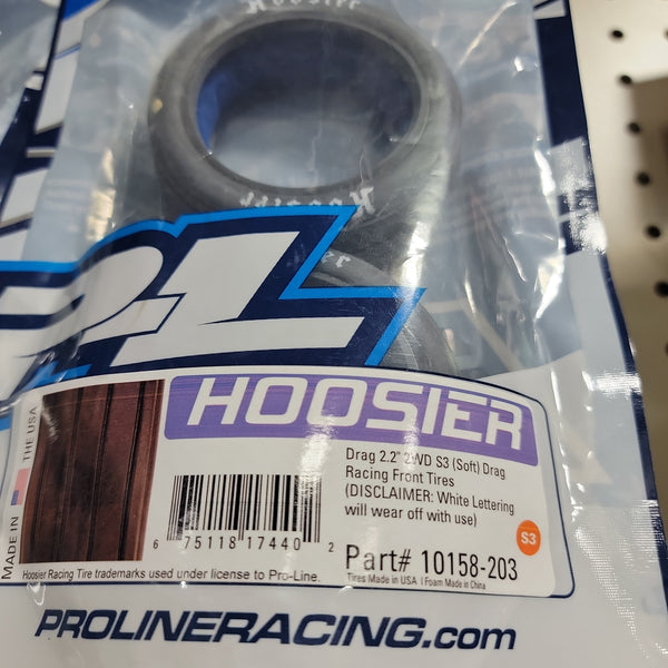 Pro-Line HoosierDrag 2.2 2WD S3 FrntTires