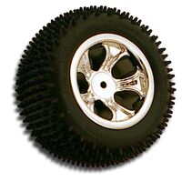 RPM "BULLY" Front Wheels (Fits the Losi Mini-T Stock Wheel Diameter - White)