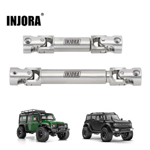 INJORA Stainless Steel Drive Shafts For 1/18 TRX4M Defender Bronco (4M-18)