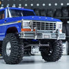 INJORA CNC Aluminum Front Rear Bumper with Dual Exhaust for 1/18 TRX4M High Trail F150 Front & Rear