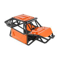 INJORA Nylon Rock Buggy Roll Cage Body Shell Chassis Kit For 1/10 SCX10 II 90046 UTB10 Capra (Orange)