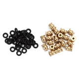 INJORA 20Pcs. Brass Joint Balls Pivot Balls with O-rings for INJORA SCX24 Shock Links