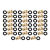 INJORA 20Pcs. Brass Joint Balls Pivot Balls with O-rings for INJORA SCX24 Shock Links