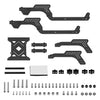 INJORA  Universal LCG Chassis Kit for 1/18 TRX4M Upgrade (Carbon Fiber)