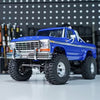 INJORA CNC Aluminum Front Rear Bumper with Dual Exhaust for 1/18 TRX4M High Trail F150 Front & Rear