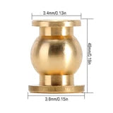 INJORA 20Pcs. Brass Joint Balls Pivot Balls with O-rings for INJORA SCX24 Shock Links