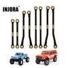 Injora Black Brass High Clearance Chassis Links for Redcat Ascent-18