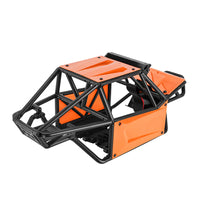 INJORA Nylon Rock Buggy Roll Cage Body Shell Chassis Kit For 1/10 SCX10 II 90046 UTB10 Capra (Orange)