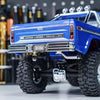 INJORA CNC Aluminum Front Rear Bumper with Dual Exhaust for 1/18 TRX4M High Trail F150 Front & Rear