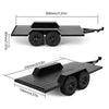 Injora  Utility Plastic Trailer with Hitch for 1/18 RC Crawler TRX4M