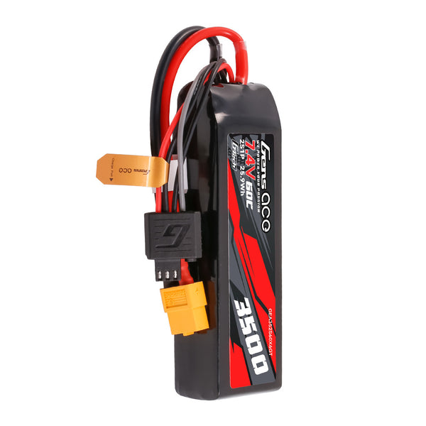 Gens ace G-Tech 3500mAh 2S 7.4V 60C Lipo Battery Pack with XT60 Plug