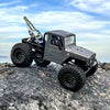INJORA Tow Truck Crane Kit & INJS2065-360 Winch Servo for 1/18 TRX4M