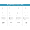 INJORA M1.6 M2 M2.5 Grade 12.9 Button Head Stainless Steel Screws Nuts for 1/18 TRX4M (4M-15)