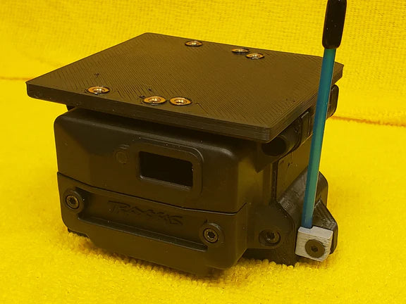 PPS040 3D Printed Receiver Box and MMX8s ESC Mount for Traxxas Sledge ...