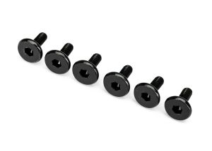 Traxxas Flat-Head Machine Screws 3x8 mm (6)