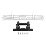 INJORA CNC Aluminum Front Rear Bumper with Dual Exhaust for 1/18 TRX4M High Trail F150 Front & Rear