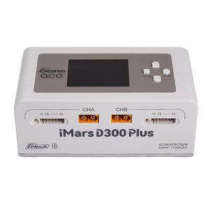 Gens ace iMars D300 Plus Smart Charger | Bluetooth App Control | G-Tech | Dual-Channel | White